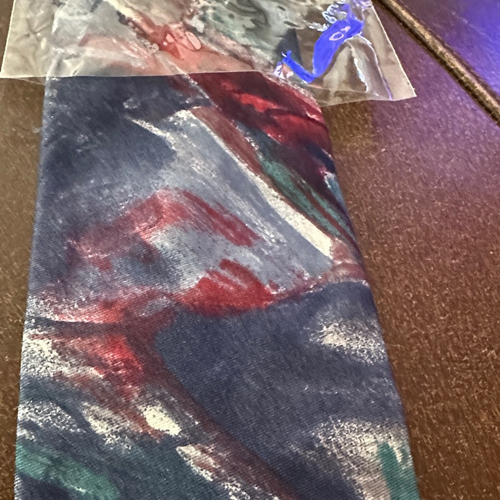 Vibrant Abstract Pattern Tie - Picture 6 of 6